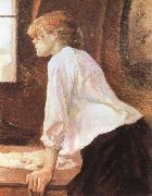 Henri  Toulouse-Lautrec The Laundress Spain oil painting artist